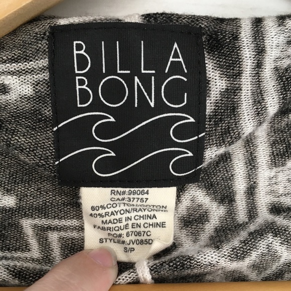 Billabong open front duster cardigan - Picture 4 of 6